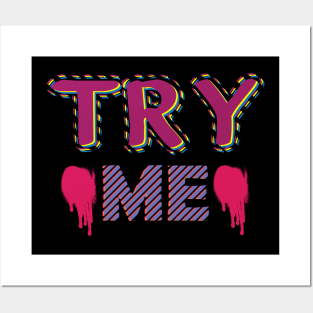 Try me! Malcolm x - Challenge - Motivation - Short Quotes Posters and Art